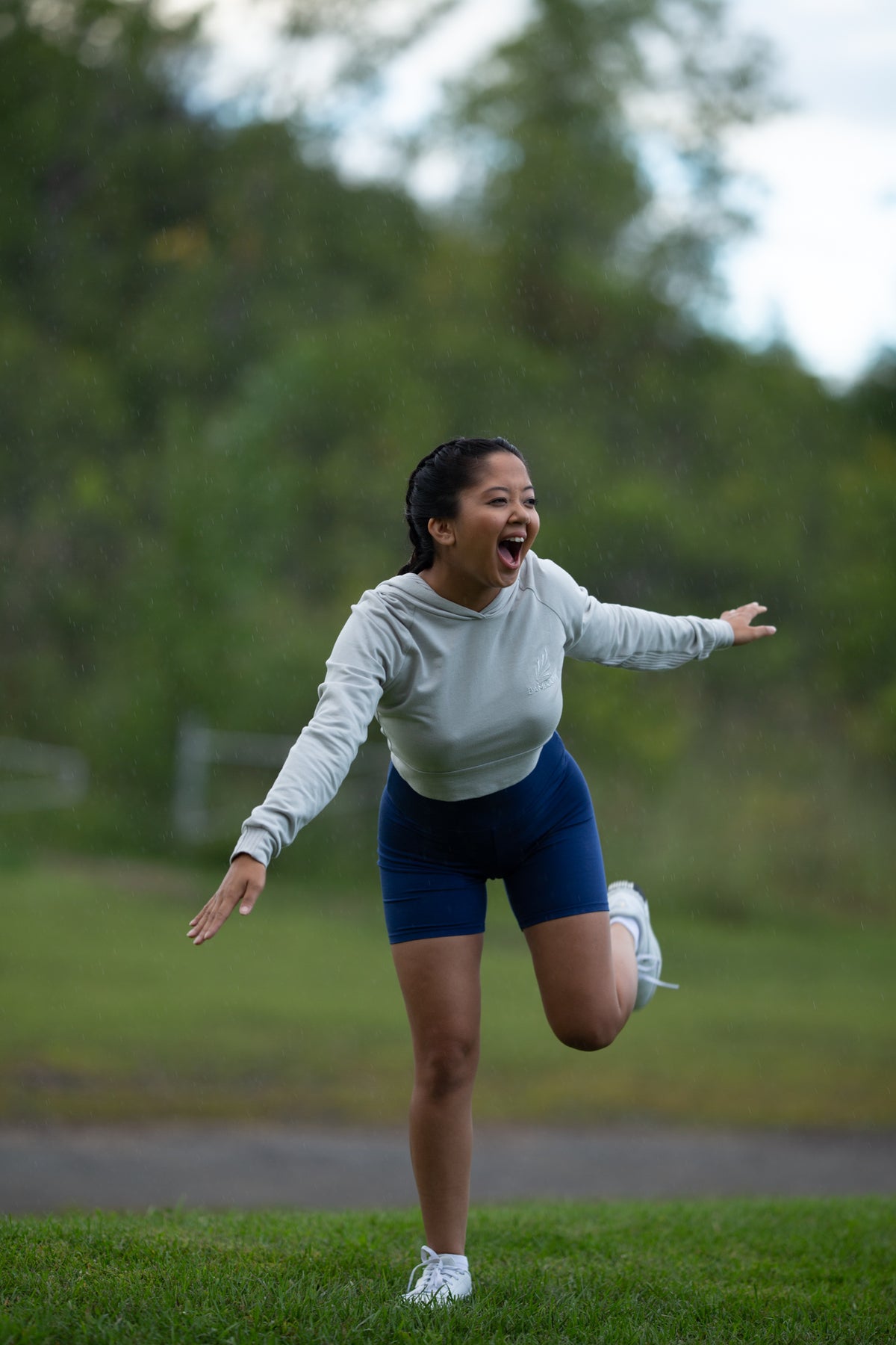 WOMENS ACTIVEWEAR CROP HOODIE