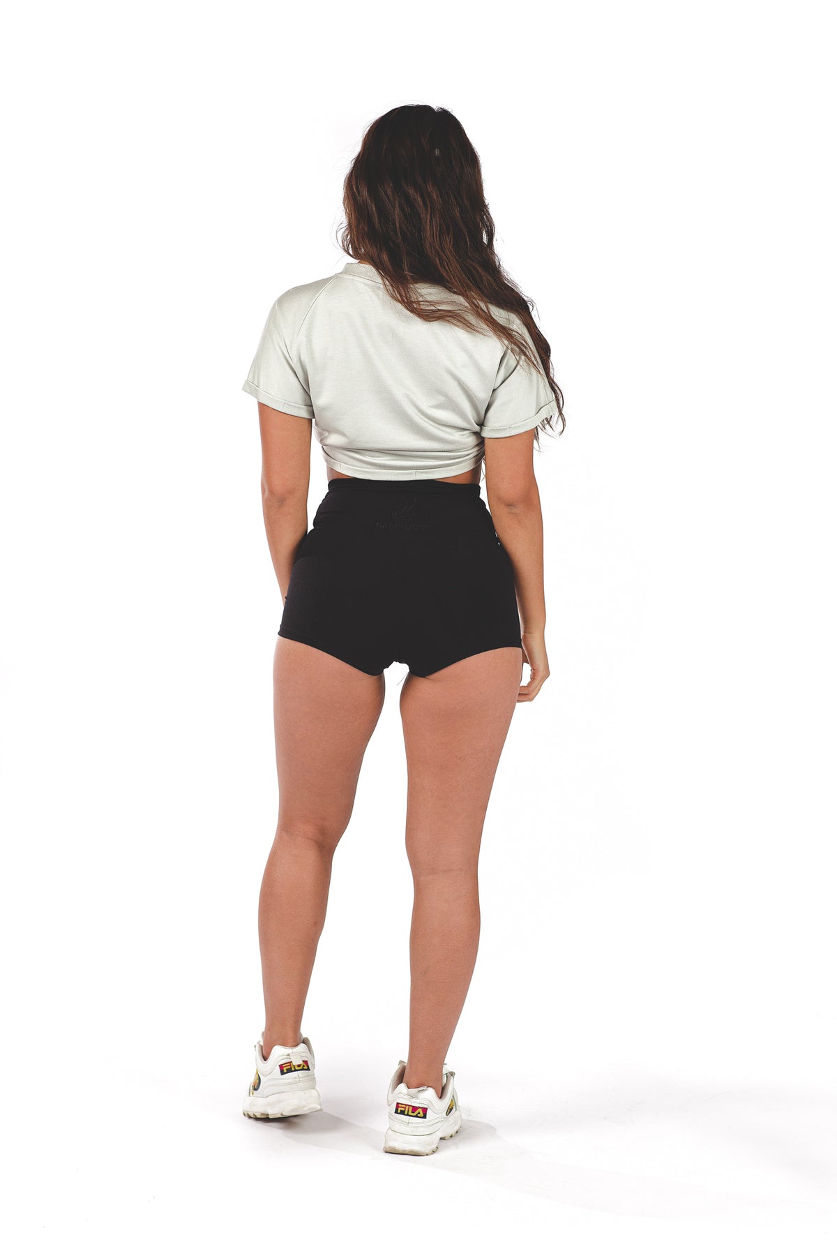 WOMENS ACTIVEWEAR TERRY CROP TEE