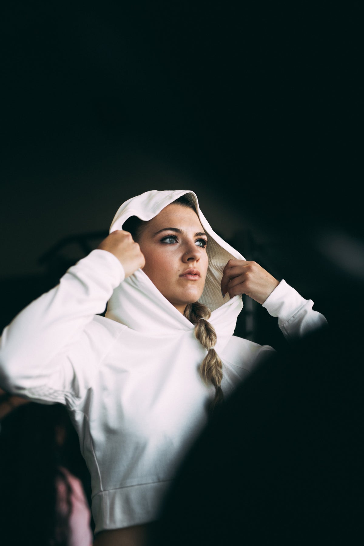 WOMENS ACTIVEWEAR CROP HOODIE