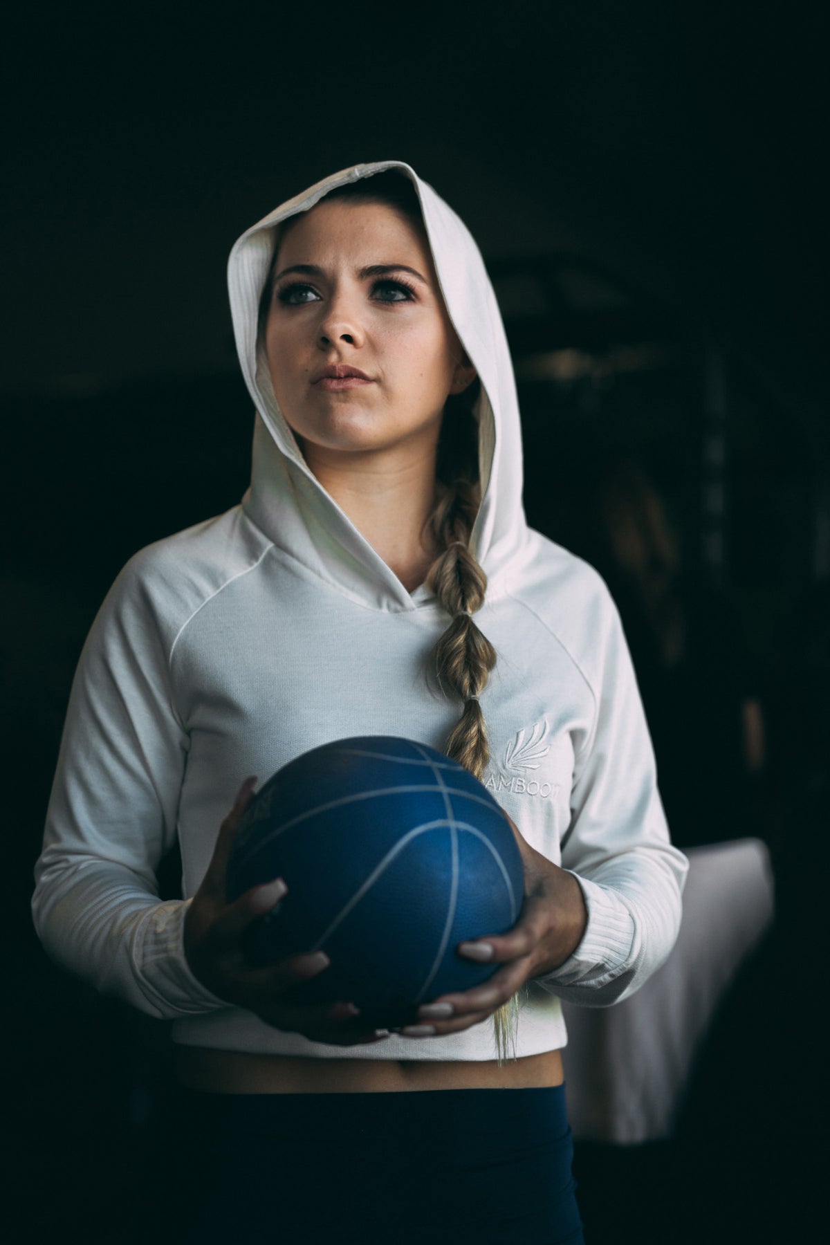 WOMENS ACTIVEWEAR CROP HOODIE